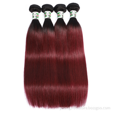Colorful Human Hair Extension 1b-99j 27 30 33 613 Blonde Straight Bundles Top 9A 10A Grade Malaysian Cuticle Aligned Virgin Hair